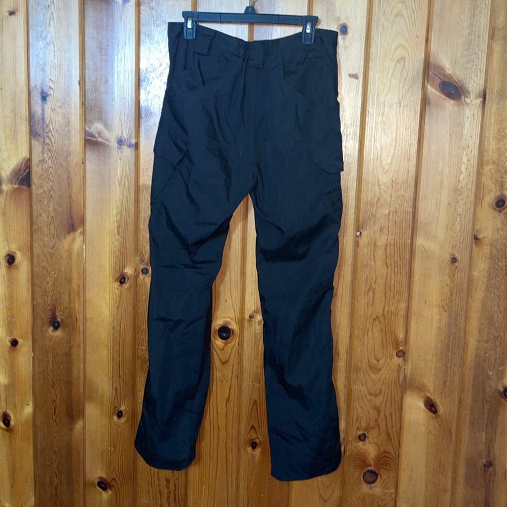 Womens Black Cargo Pants tactical pants size medium blue collar pants - Picture 4 of 6